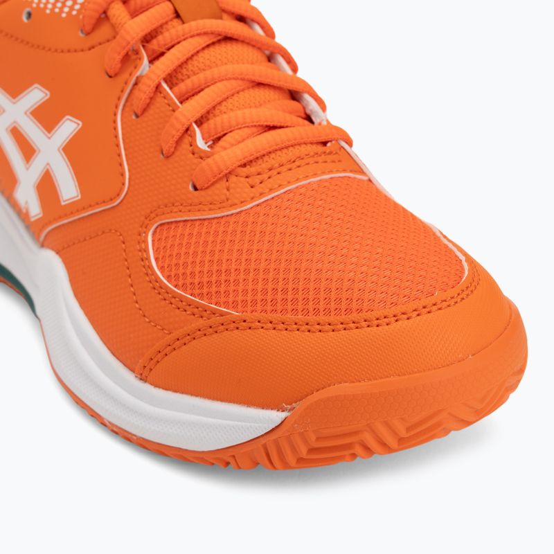 Padelio bateliai ASICS Gel-Dedicate 9 Padel GS energy orange/white 7