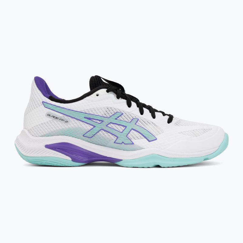 Moteriški tinklinio bateliai ASICS Blade FF 2 white/illuminate mint 2