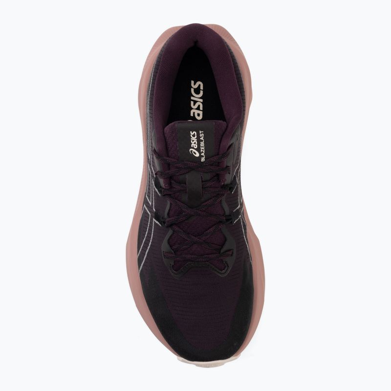 Moteriški bėgimo bateliai Asics Blazeblast tamsiai baklažano/rožinio dulkių spalvos 5