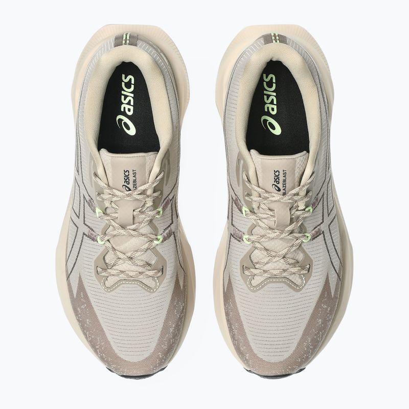 Moteriški bėgimo bateliai Asics Blazeblast simply taupe/illuminate yellow 4