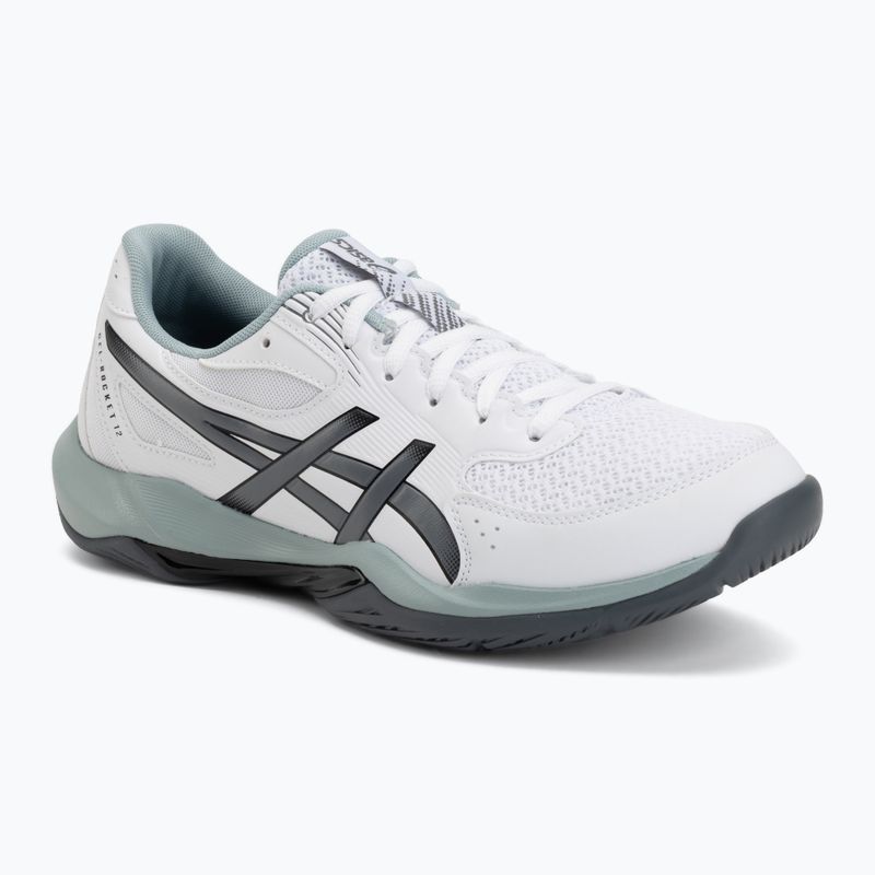 Vyriški tinklinio bateliai ASICS Gel-Rocket 12 white/steel grey