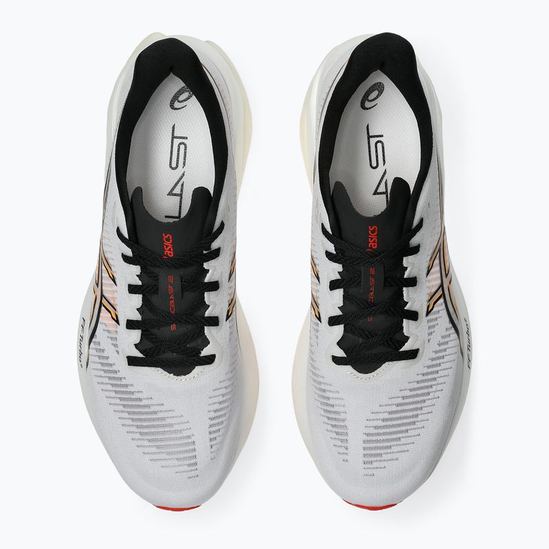 Vyriški bėgimo bateliai ASICS Sonicblast 2 balti/stadiono oranžiniai 6