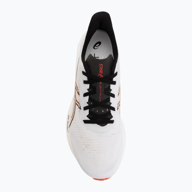 Vyriški bėgimo bateliai ASICS Sonicblast 2 balti/stadiono oranžiniai 5