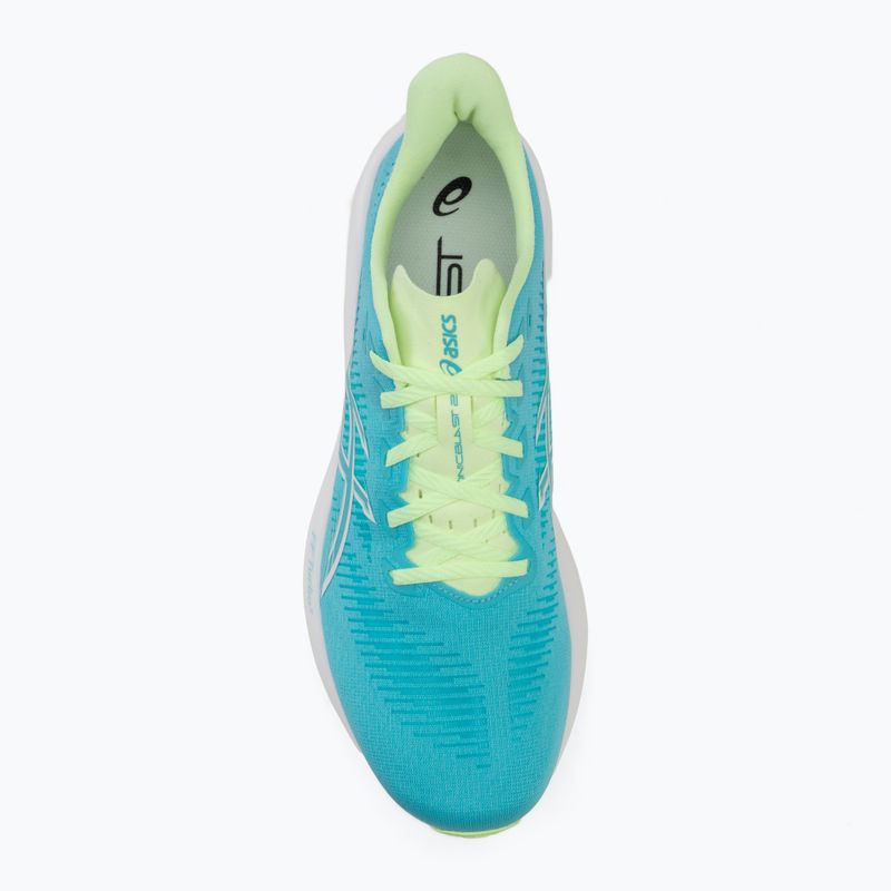 Vyriški bėgimo bateliai ASICS Sonicblast 2 energy aqua/illuminate yellow 5