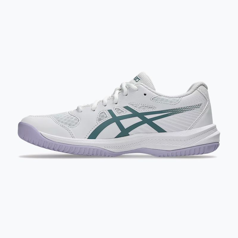 Moteriški batai ASICS Upcourt 6 white/foggy teal 2