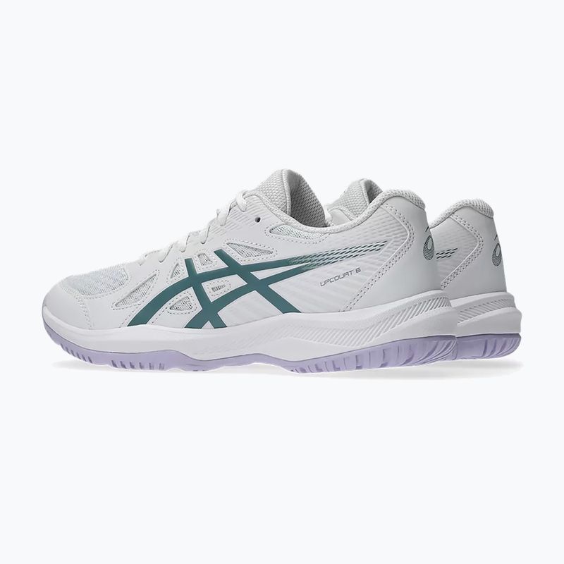 Moteriški batai ASICS Upcourt 6 white/foggy teal 4