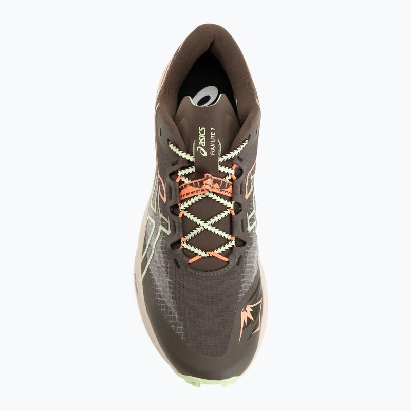 Bėgimo batai Asics Fuji Lite 7 kuriiro brown/illuminate yellow 5