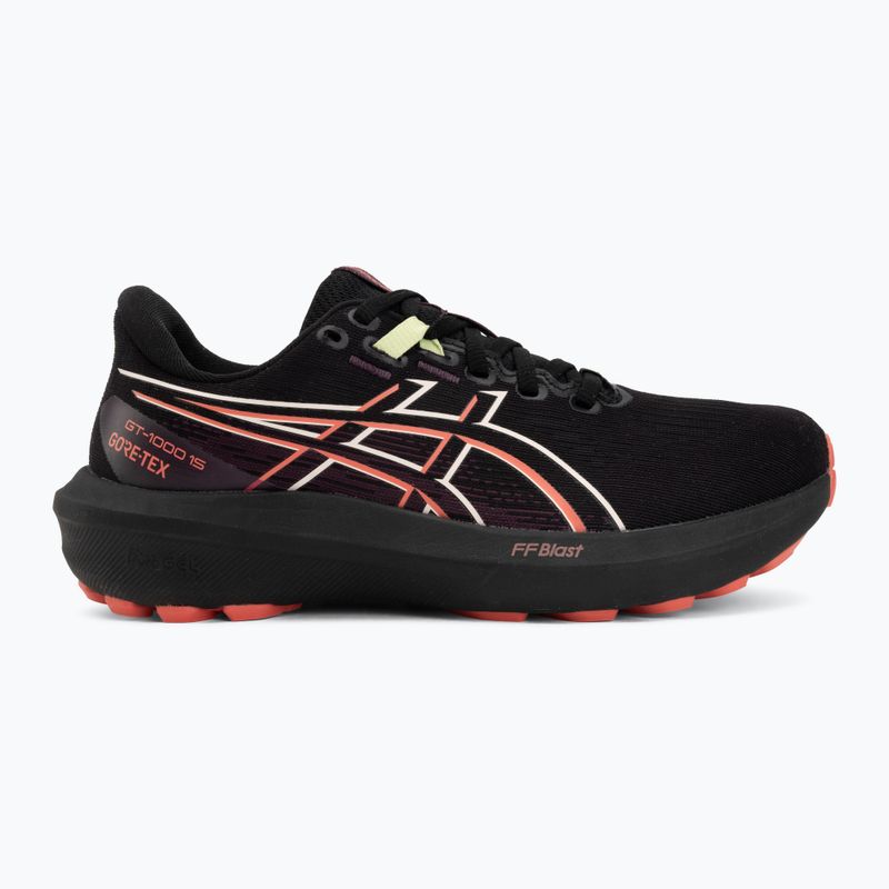 Moteriški bėgimo batai ASICS GT-1000 15 GTX black/dark aubergine 2