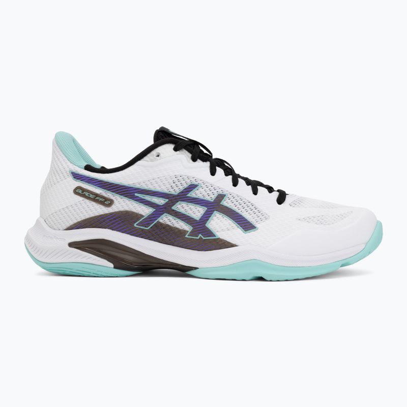 Vyriški tinklinio bateliai ASICS Blade FF 2 white/radiant amethyst 2