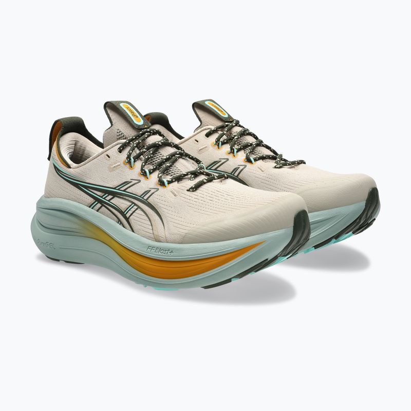 Vyriški bėgimo bateliai ASICS Gel-Nimbus 28 TR simply taupe/ocean haze 8
