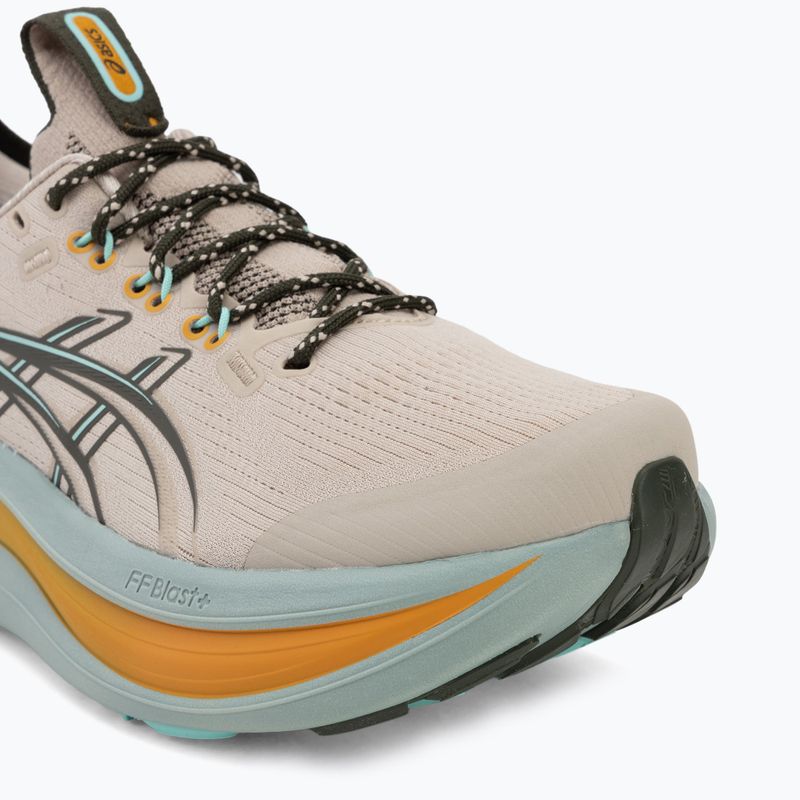 Vyriški bėgimo bateliai ASICS Gel-Nimbus 28 TR simply taupe/ocean haze 7