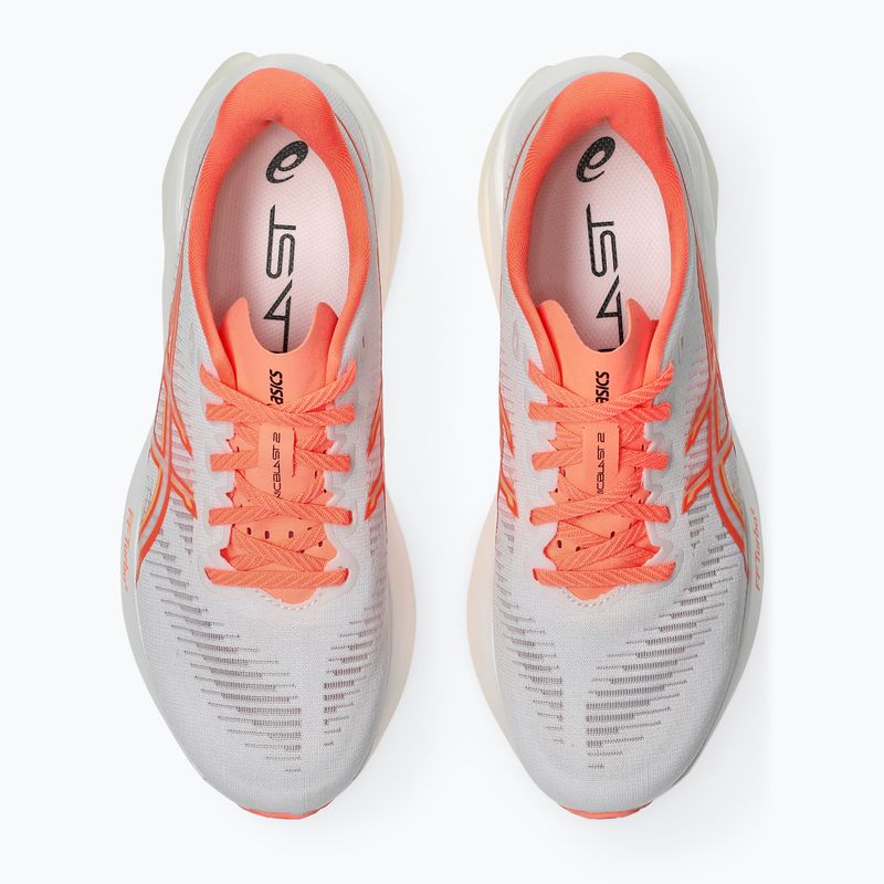 Moteriški bėgimo bateliai ASICS Sonicblast 2 balti/saulės koralo spalvos 4