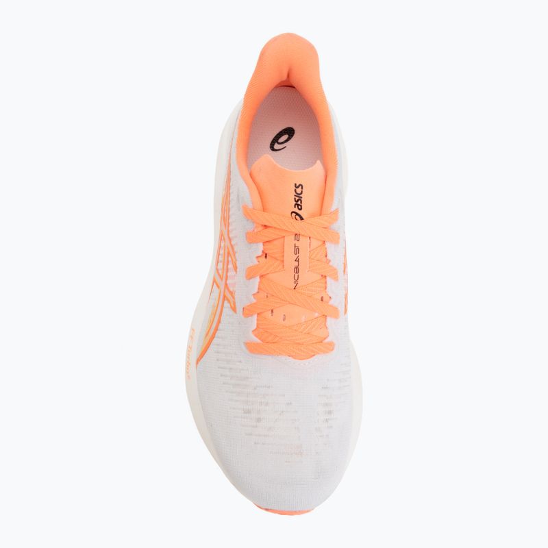 Moteriški bėgimo bateliai ASICS Sonicblast 2 balti/saulės koralo spalvos 5