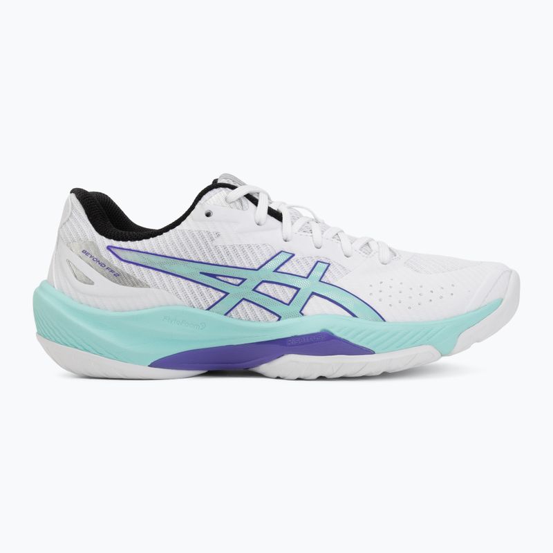 Moteriški tinklinio bateliai ASICS Beyond FF 2 white/illuminate mint 2