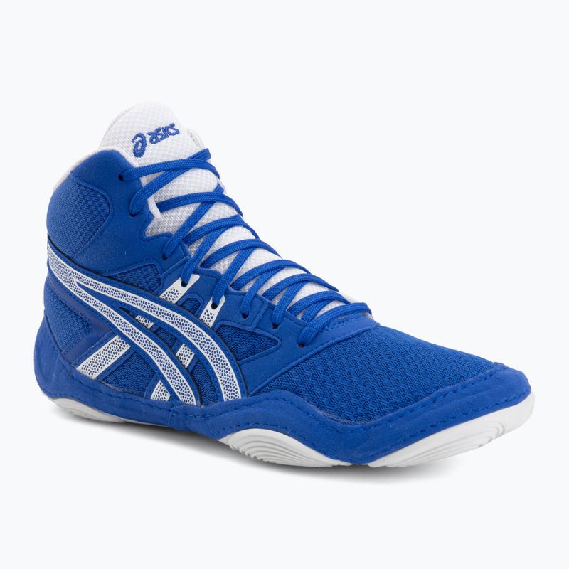 Imtynių batai ASICS Snapdown 4 neon blue/white