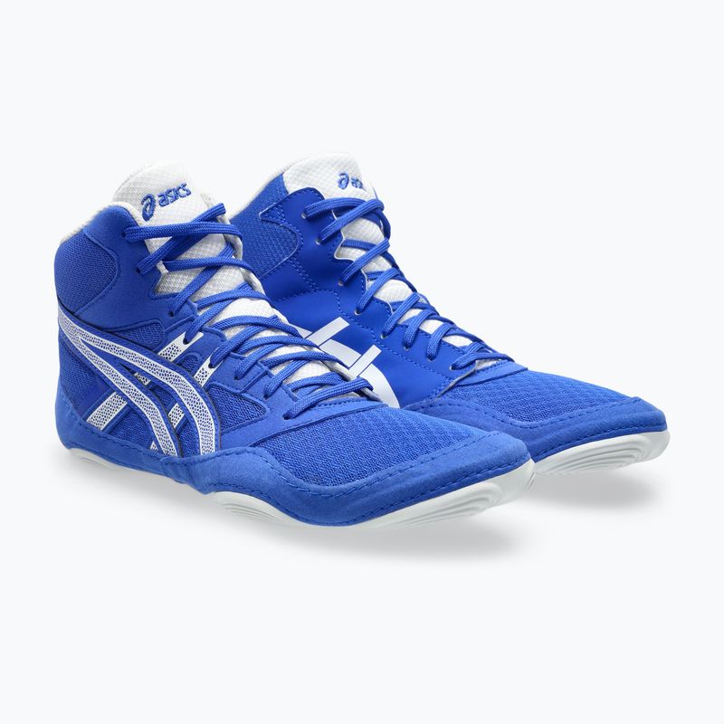Imtynių batai ASICS Snapdown 4 neon blue/white