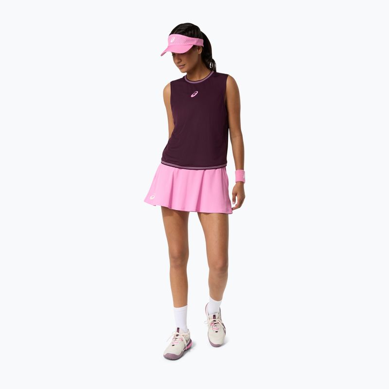 Moteriški teniso marškinėliai ASICS Game Sleeveless Top W dark aubergine 2