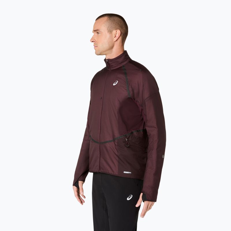 Vyriška bėgimo striukė ASICS Road Winter Jacket dark currant 4