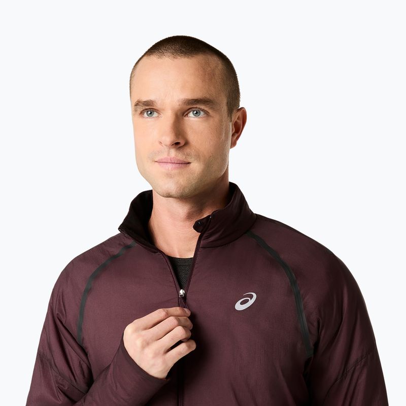 Vyriška bėgimo striukė ASICS Road Winter Jacket dark currant 5