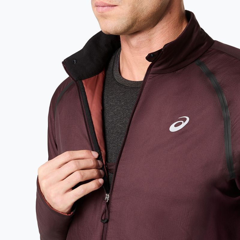 Vyriška bėgimo striukė ASICS Road Winter Jacket dark currant 6
