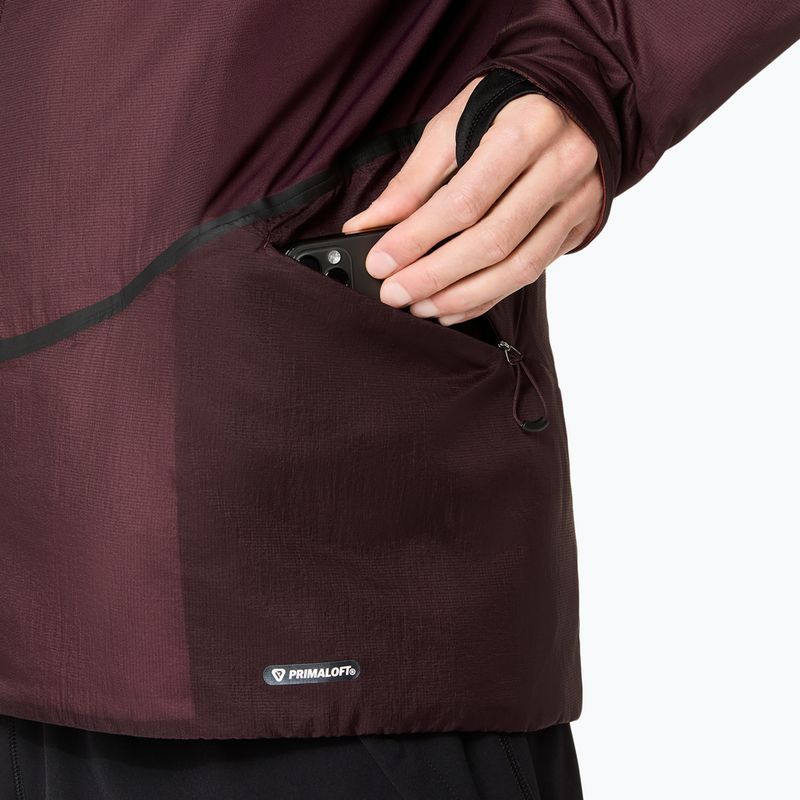 Vyriška bėgimo striukė ASICS Road Winter Jacket dark currant 7