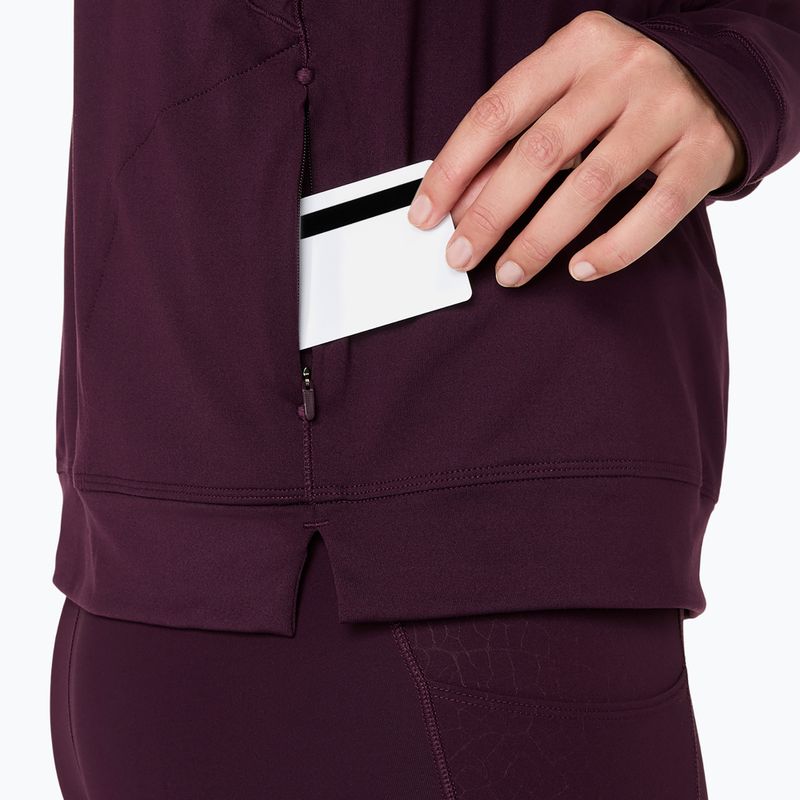 Moteriškas bėgimo džemperis ASICS Nagino Run Winter Hoodie dark aubergine 10