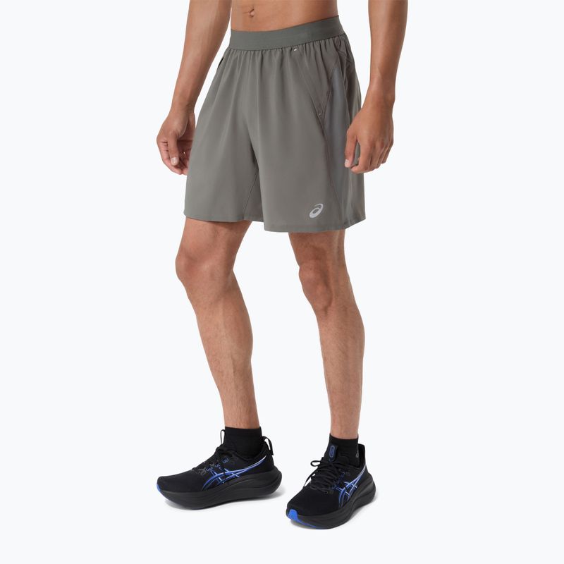Vyriški bėgimo šortai Asics Road 7In Short Truffle Grey 4