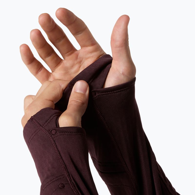 Vyriškas bėgimo džemperis ASICS Road Winter Ls Hoodie dark currant 10