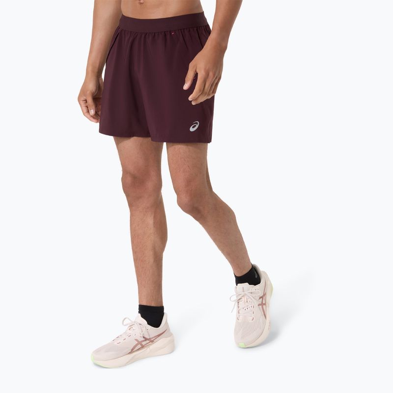 Vyriški bėgimo šortai Asics Road 5In Short Dark Currant 4