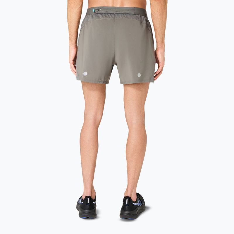 Vyriški bėgimo šortai Asics Road 5In Short Truffle Grey 3