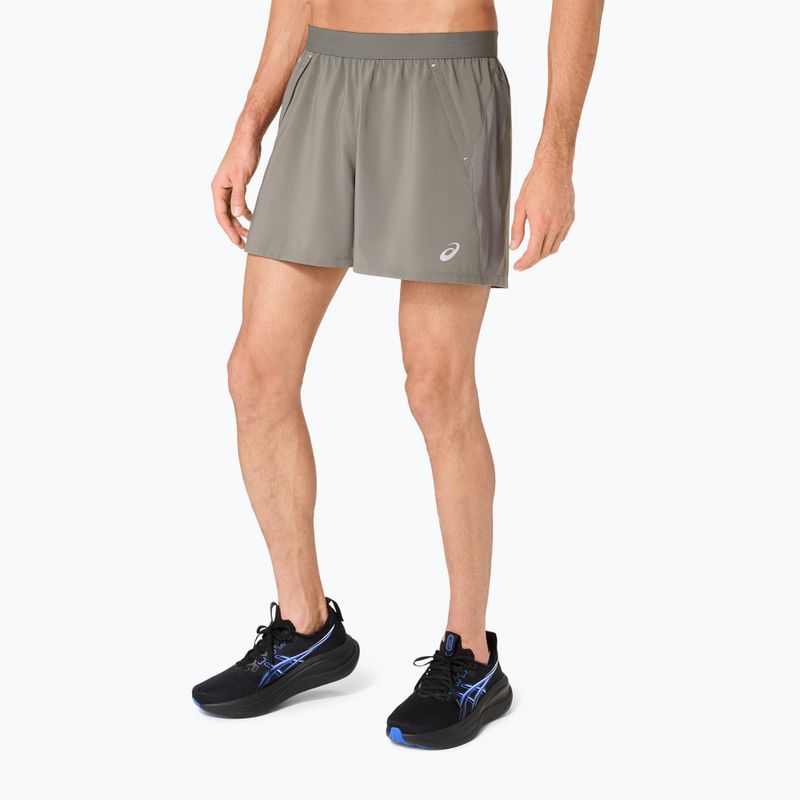Vyriški bėgimo šortai Asics Road 5In Short Truffle Grey 4