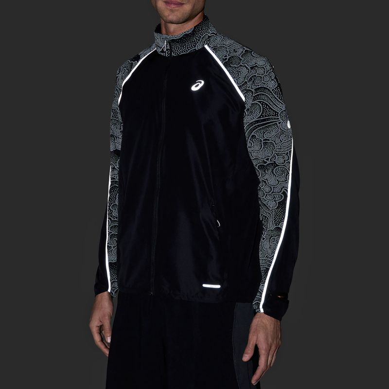 Vyriška bėgimo striukė ASICS Road Lite-Show Jacket performance black 6