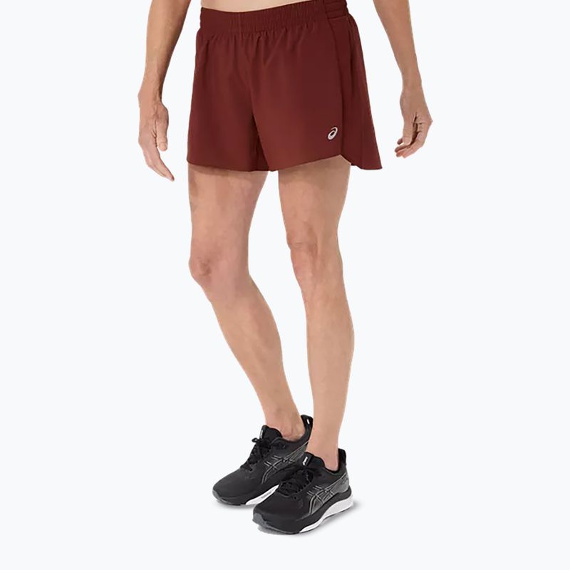 Moteriški bėgimo šortai Asics Core 4In Short Singed Red 3