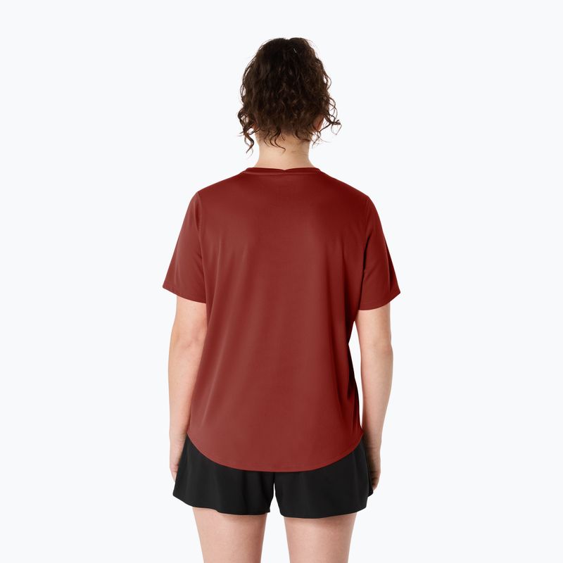Moteriški bėgimo marškinėliai ASICS Core Ss Top singed red 3