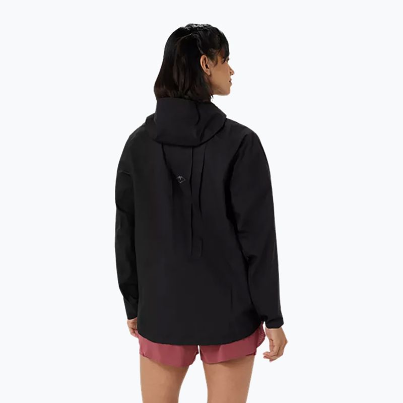 Moteriška bėgimo striukė ASICS Fujitrail Elite Waterproof Jacket performance black 2