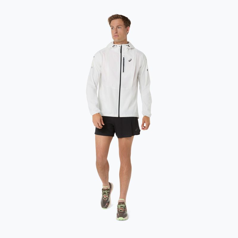 Vyriška bėgimo striukė ASICS Fujitrail Elite Waterproof Jacket cream 2