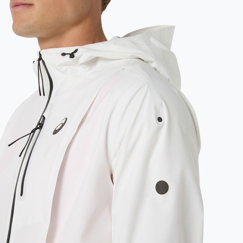 Vyriška bėgimo striukė ASICS Fujitrail Elite Waterproof Jacket cream 6