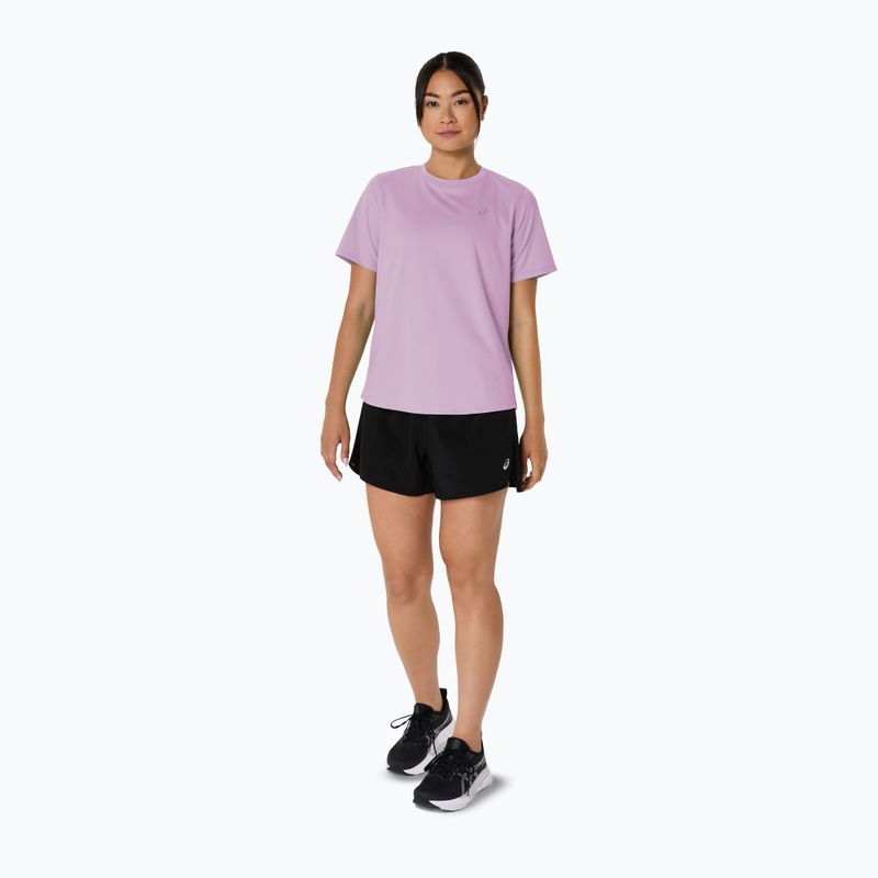 Moteriški bėgimo marškinėliai ASICS Core Ss Top hazy lilac 2