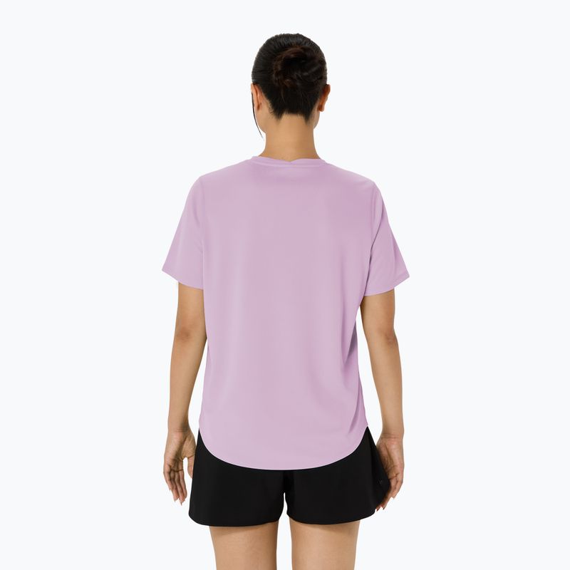 Moteriški bėgimo marškinėliai ASICS Core Ss Top hazy lilac 3