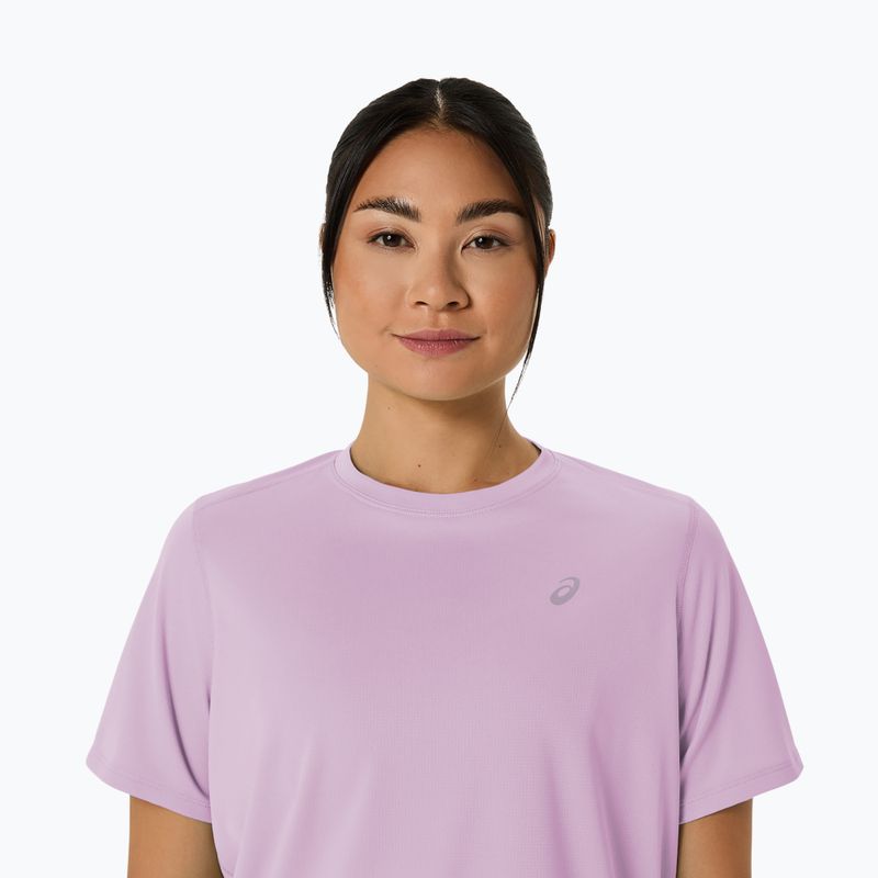 Moteriški bėgimo marškinėliai ASICS Core Ss Top hazy lilac 5