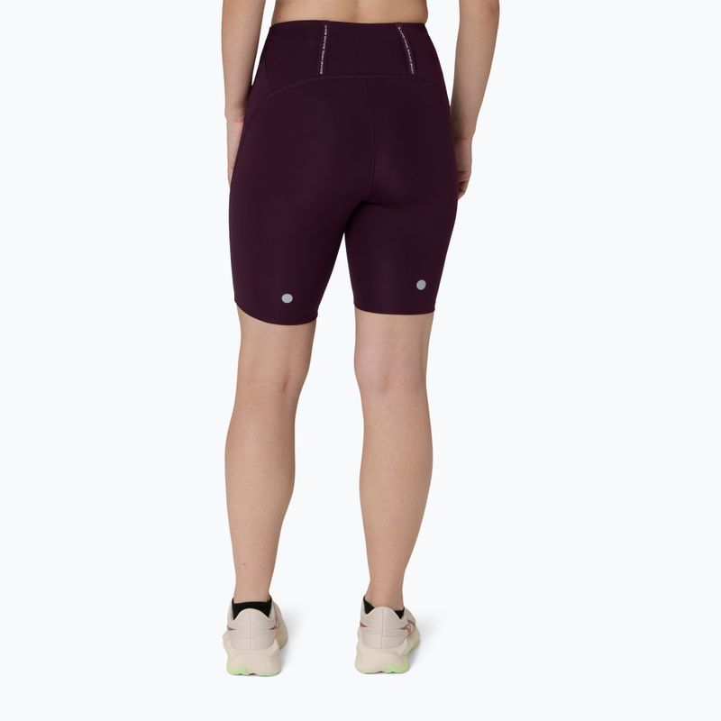 Moteriški bėgimo šortai Asics Road High Waist 8In Sprinter dark aubergine 3