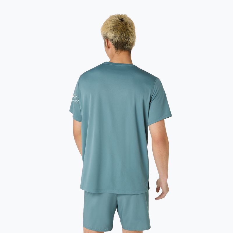 Vyriški bėgimo marškinėliai ASICS Icon foggy teal 3