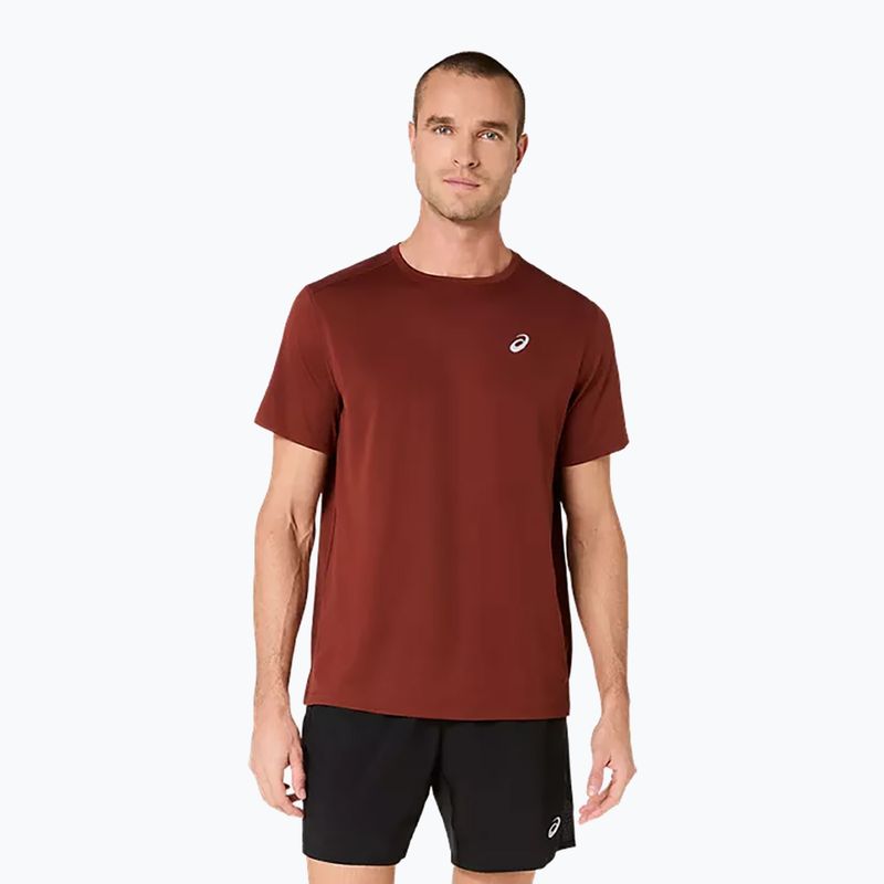 Vyriški bėgimo marškinėliai ASICS Core Ss Top singed red