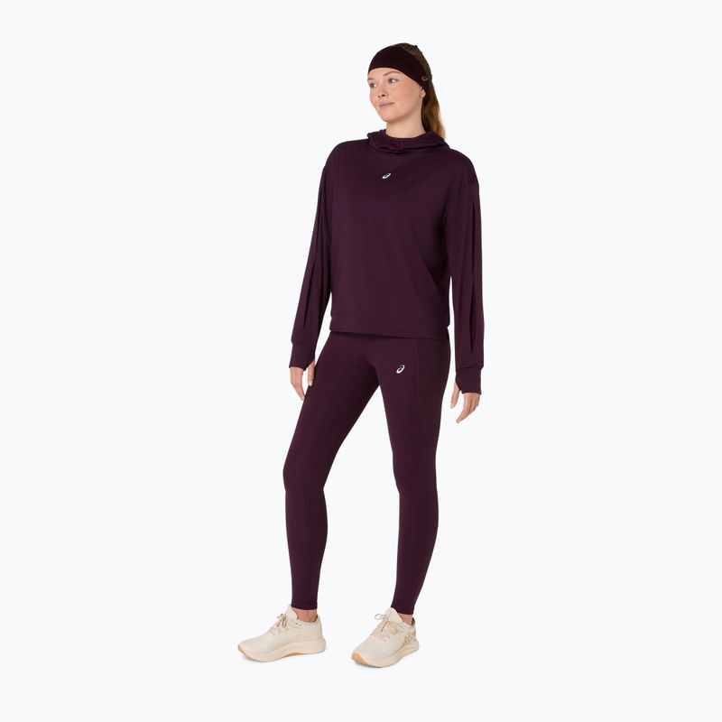 Moteriškos bėgimo tamprės ASICS Nagino Run dark aubergine 2