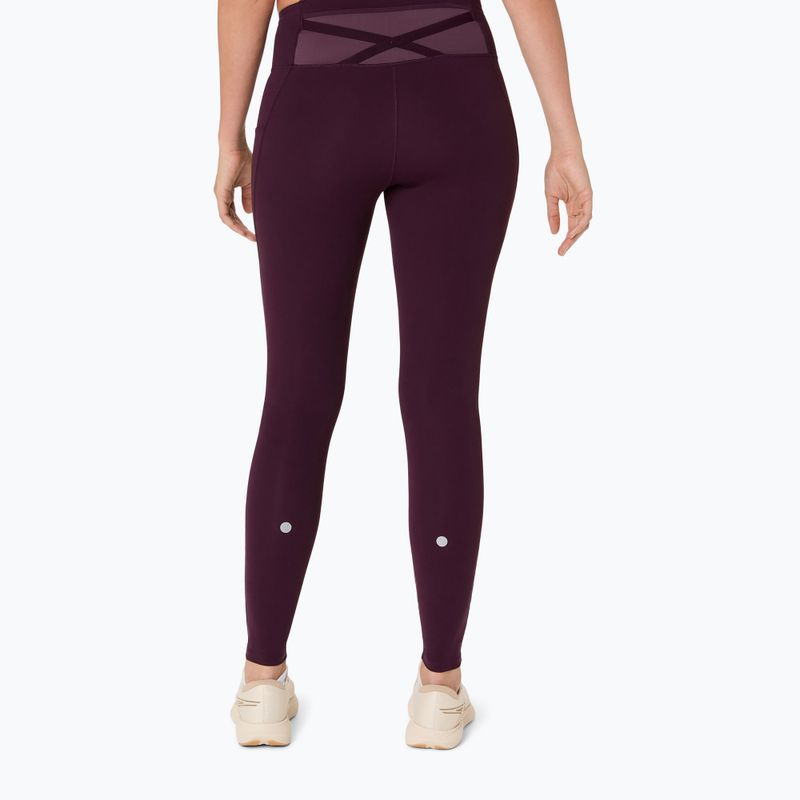 Moteriškos bėgimo tamprės ASICS Nagino Run dark aubergine 3