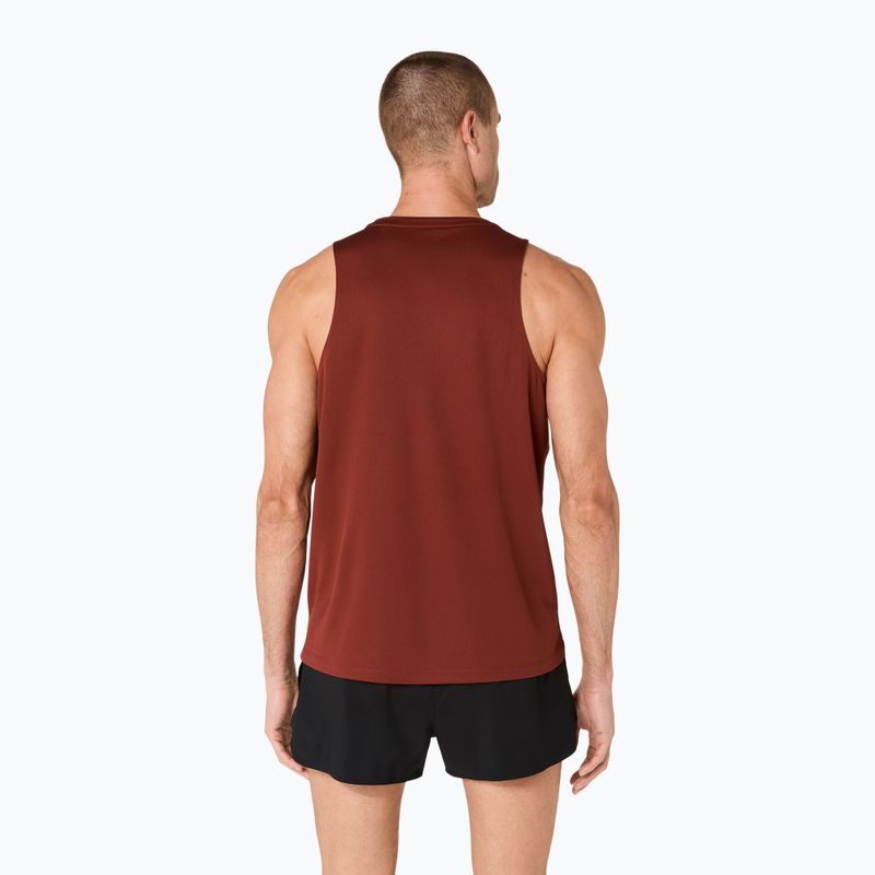 Vyriški bėgimo marškinėliai ASICS Core Singlet singed red 3