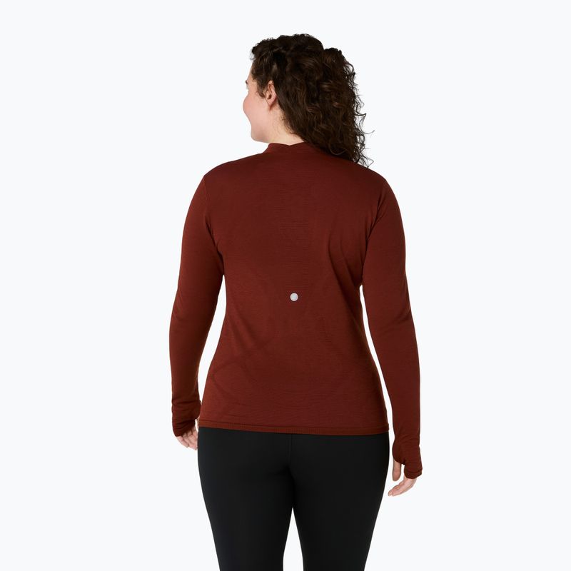 Moteriškas termo džemperis ASICS Road Winter Seamless Top singed red 3