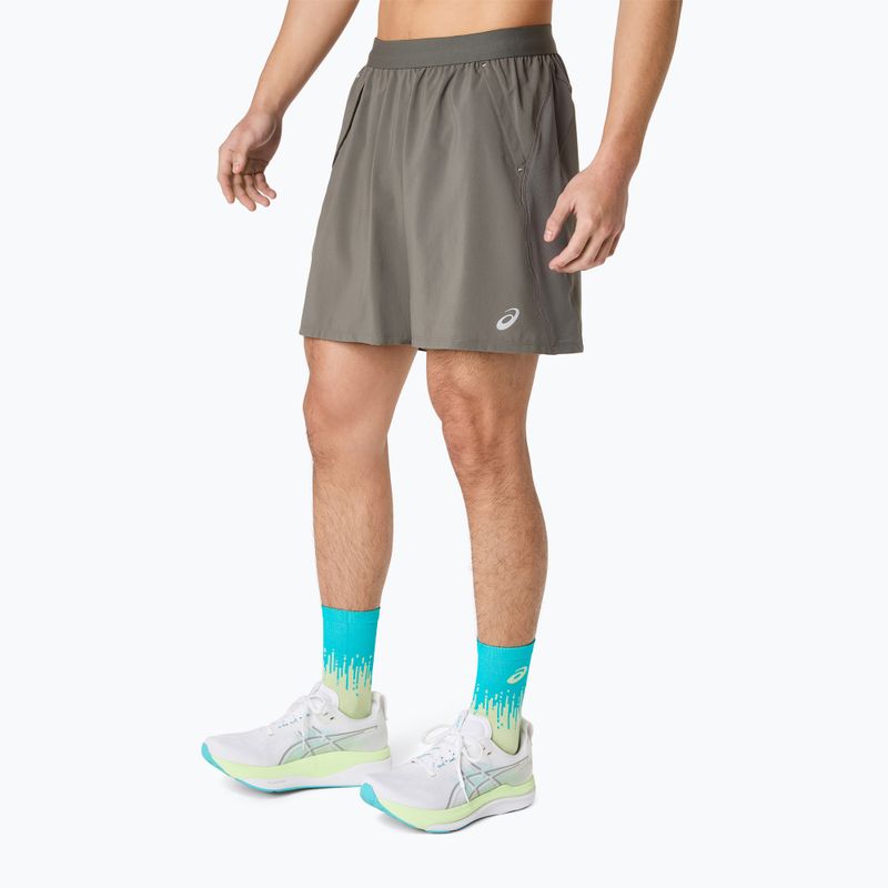 Vyriški bėgimo šortai Asics Road 2-N-1 7In Short Truffle Grey 2
