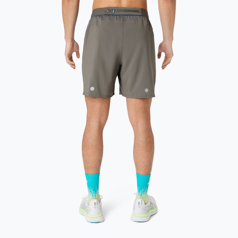 Vyriški bėgimo šortai Asics Road 2-N-1 7In Short Truffle Grey 3