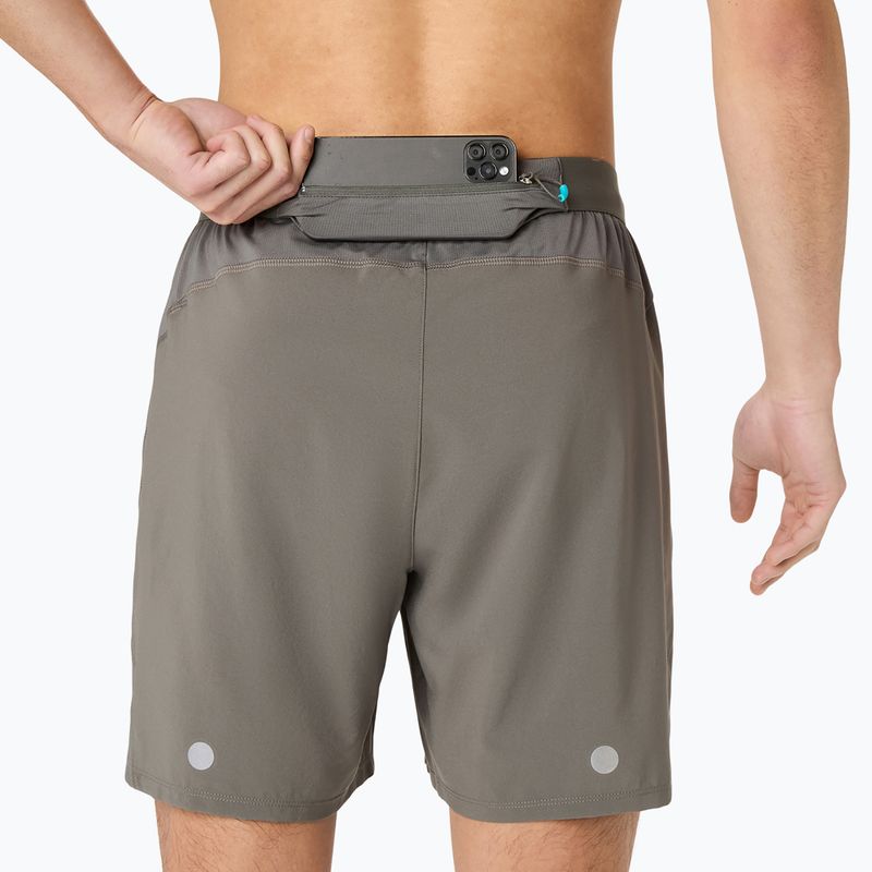 Vyriški bėgimo šortai Asics Road 2-N-1 7In Short Truffle Grey 5